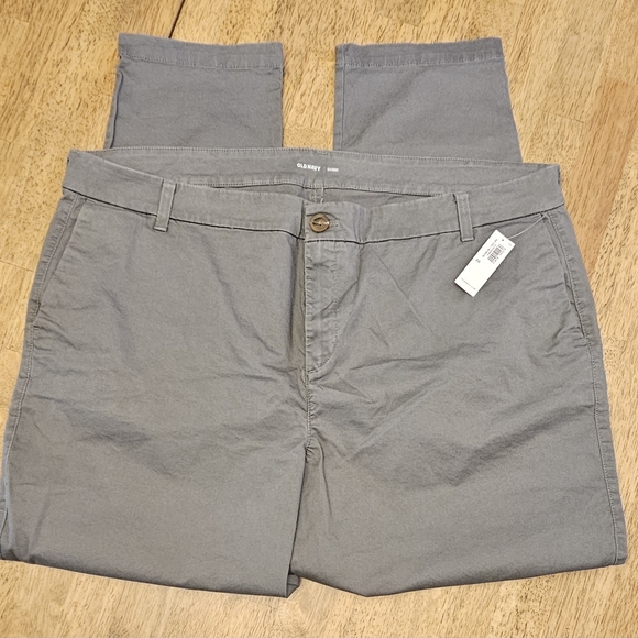 Old Navy Gray Men's Chinos - Picture 1 of 4